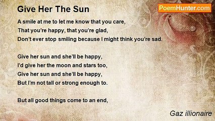 Gaz illionaire - Give Her The Sun