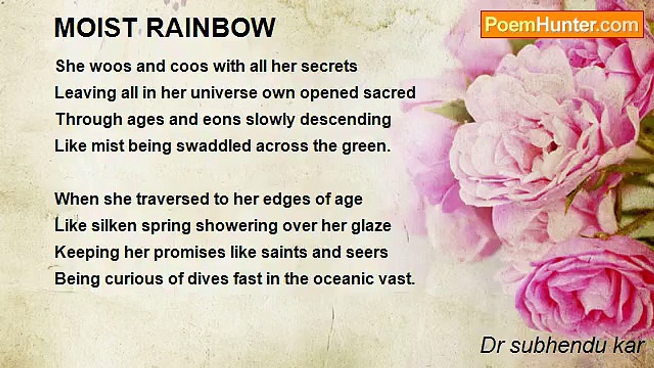 Dr subhendu kar - MOIST RAINBOW