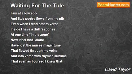 David Taylor - Waiting For The Tide