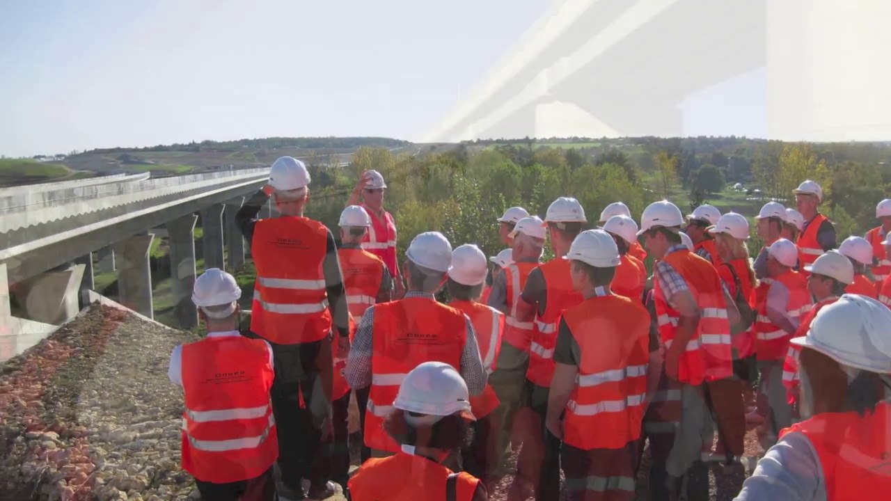 Engineers Visit the Ligne de Grande Vitesse at Poitiers 2014