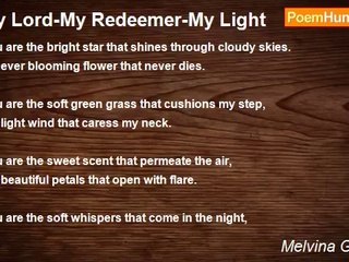 Melvina Germain - My Lord-My Redeemer-My Light