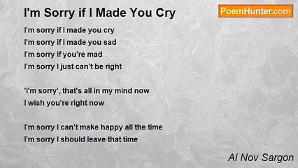 Al Nov Sargon - I'm Sorry if I Made You Cry