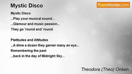 Theodora (Theo) Onken - Mystic Disco