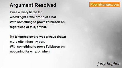 jerry hughes - Argument Resolved
