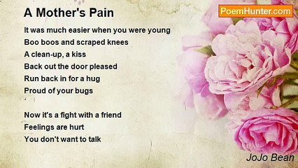 JoJo Bean - A Mother's Pain