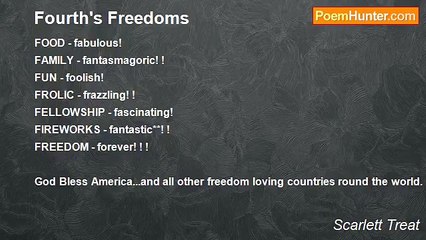 Scarlett Treat - Fourth's Freedoms
