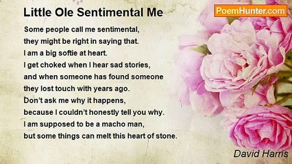 David Harris - Little Ole Sentimental Me