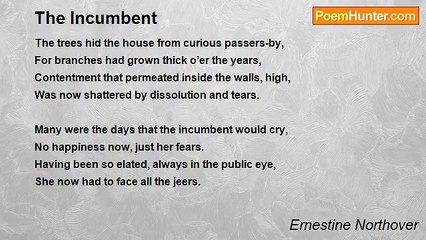 Ernestine Northover - The Incumbent