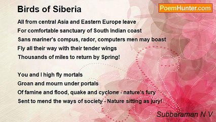 Subbaraman N V - Birds of Siberia