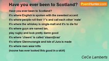 CeCe Lamberts - Have you ever been to Scotland?