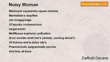 Daffodil Decarie - Noisy Woman
