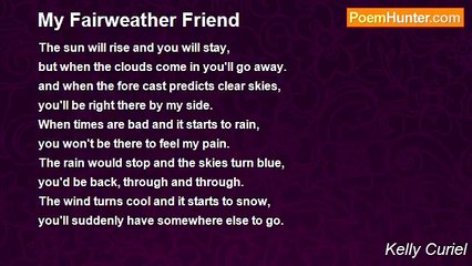 Kelly Curiel - My Fairweather Friend