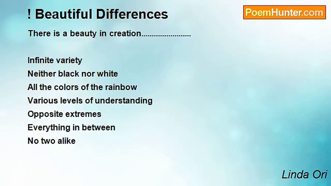 Linda Ori - ! Beautiful Differences