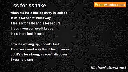 Michael Shepherd - ! ss for ssnake