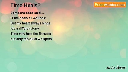 JoJo Bean - Time Heals?