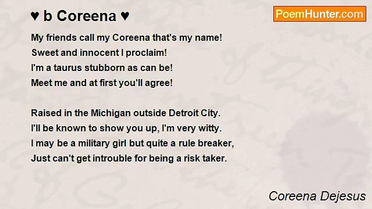 Coreena Dejesus - ♥ b Coreena ♥