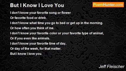 Jeff Fleischer - But I Know I Love You