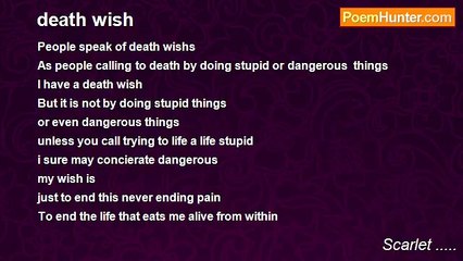 Scarlet ..... - death wish