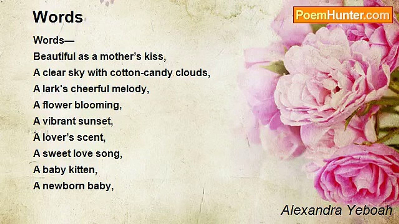 Alexandra Yeboah - Words