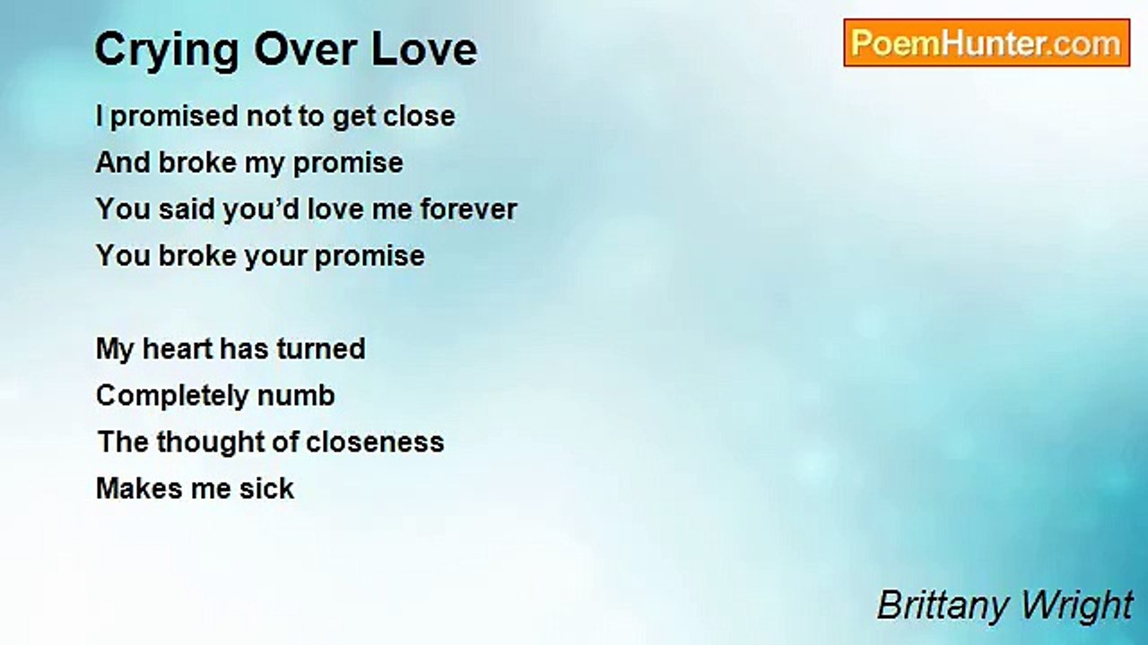 Brittany Wright - Crying Over Love