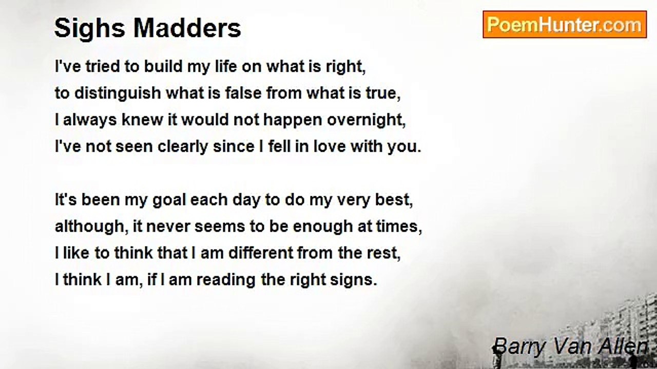 Barry Van Allen - Sighs Madders