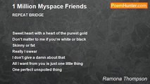 Ramona Thompson - 1 Million Myspace Friends