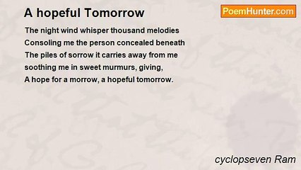 cyclopseven Ram - A hopeful Tomorrow