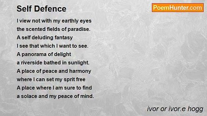 ivor or ivor.e hogg - Self Defence