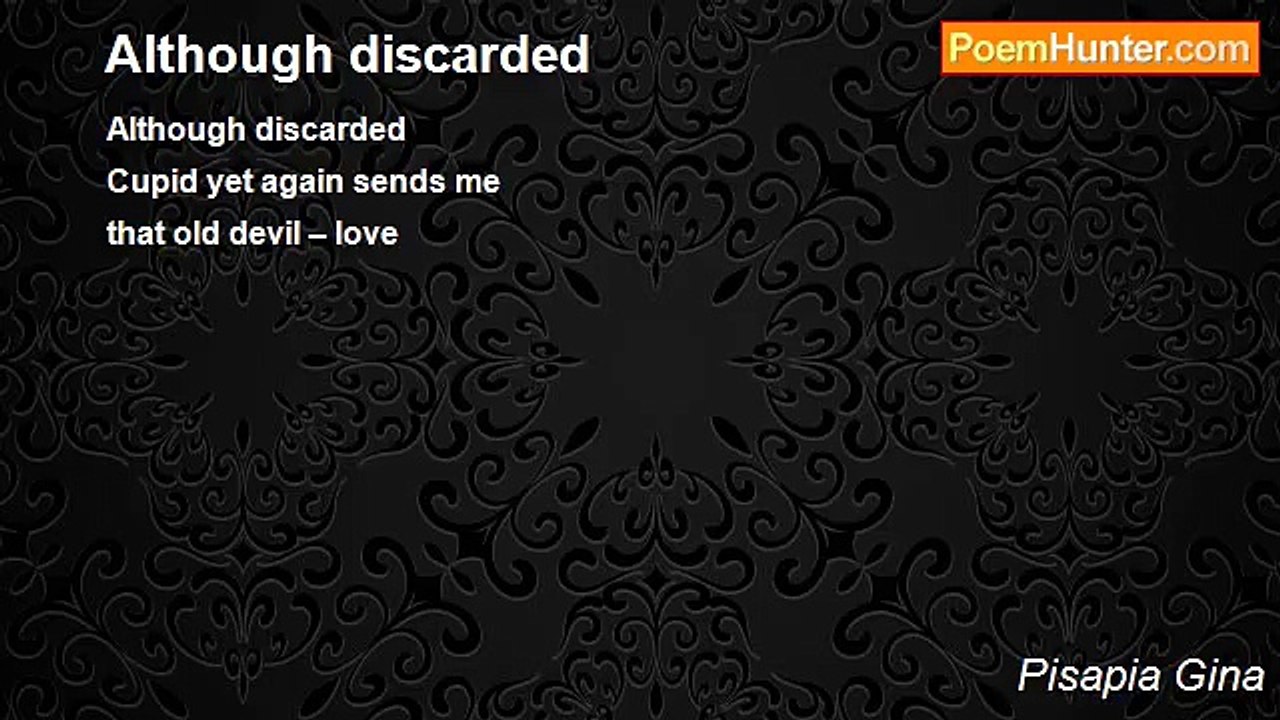 Pisapia Gina - Although discarded