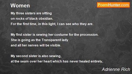 Adrienne Rich - Women