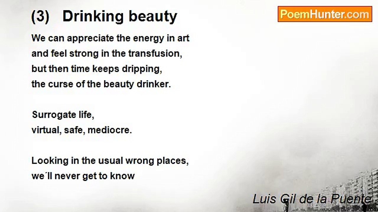 Luis Gil de la Puente - (3)   Drinking beauty