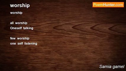 Samia gamel - worship