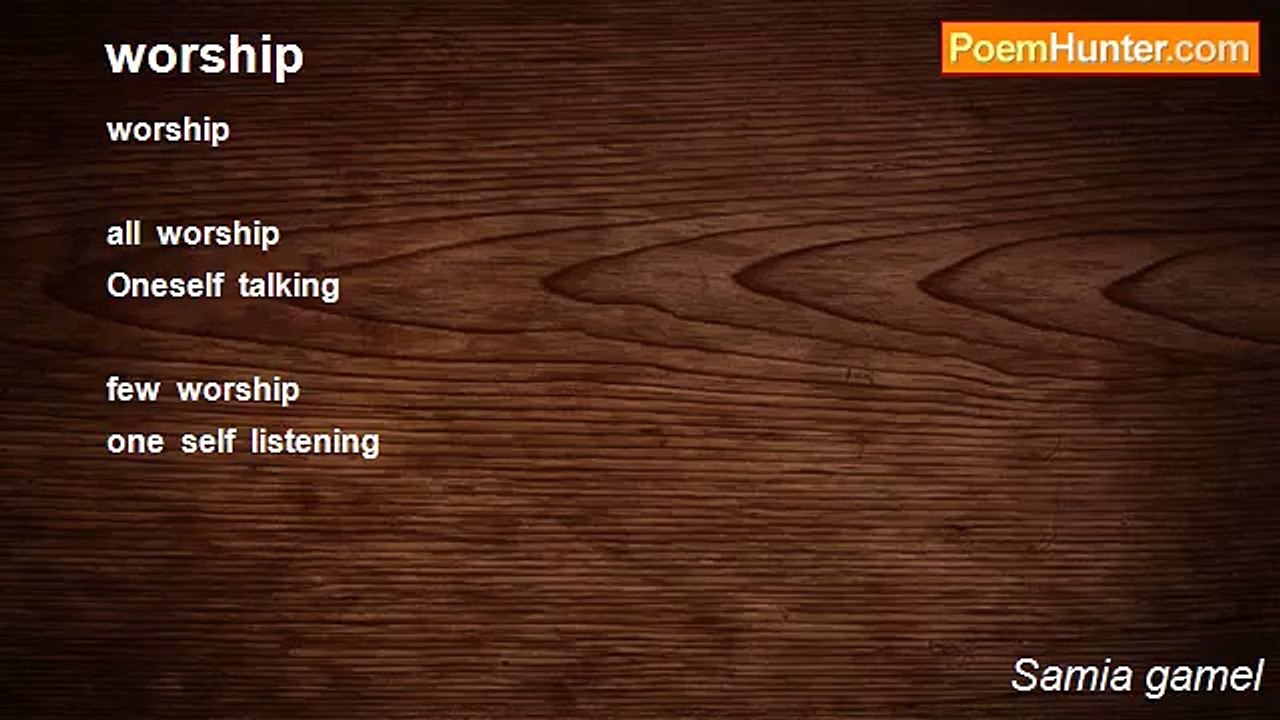 Samia gamel - worship