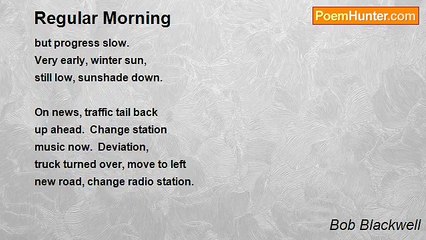 Bob Blackwell - Regular Morning