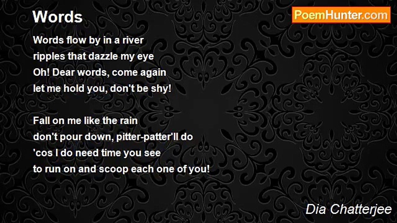 Dia Chatterjee - Words