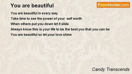 Candy Transcends - You are beautiful