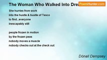Dónall Dempsey - The Woman Who Walked Into Dreams