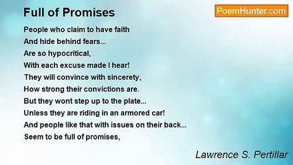Lawrence S. Pertillar - Full of Promises