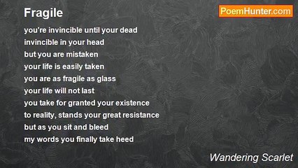 Wandering Scarlet - Fragile