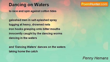 Penny Hemans - Dancing on Waters