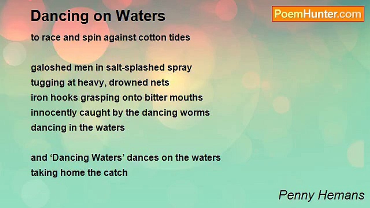 Penny Hemans - Dancing on Waters