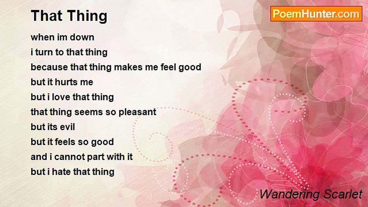 Wandering Scarlet - That Thing