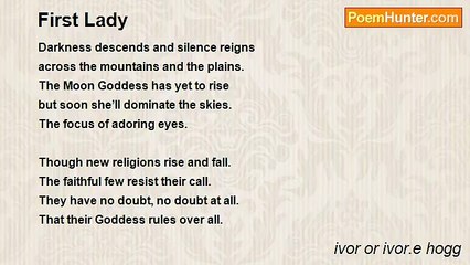 ivor or ivor.e hogg - First Lady