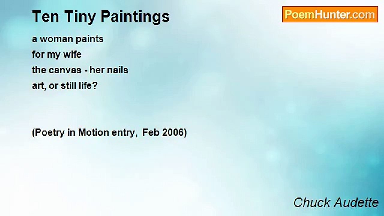 Chuck Audette - Ten Tiny Paintings
