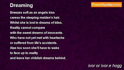 ivor or ivor.e hogg - Dreaming