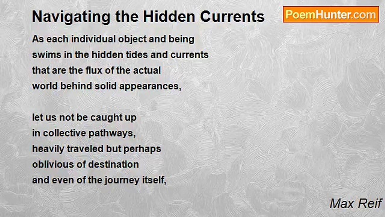 Max Reif - Navigating the Hidden Currents