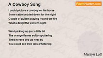 Marilyn Lott - A Cowboy Song