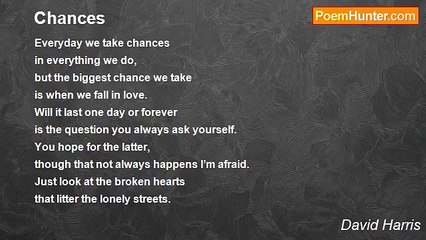 David Harris - Chances