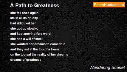 Wandering Scarlet - A Path to Greatness