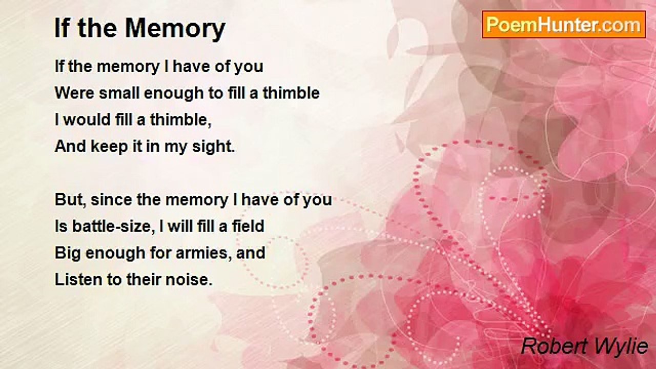 Robert Wylie - If the Memory
